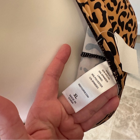 *NEW WITH TAGS* high waisted cheetah print bikini bottoms. Size XL bikini bottom - Picture 8 of 8